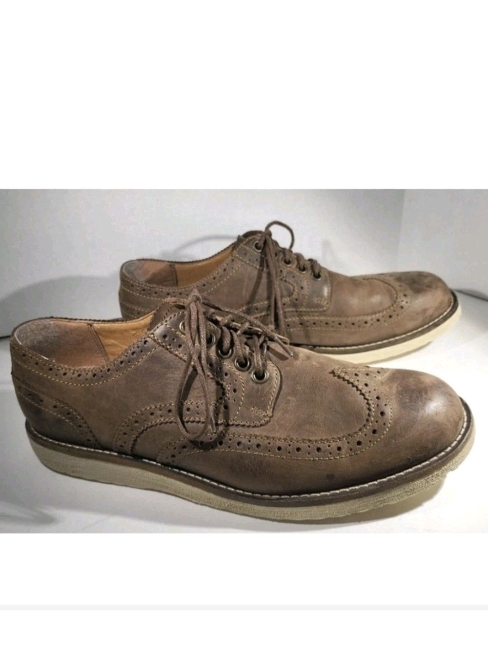 G.H. Bass & Co. Brown Wingtip Derby Oxfords